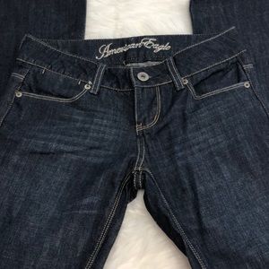 American Eagle 77 straight size 0 Reg dark wash